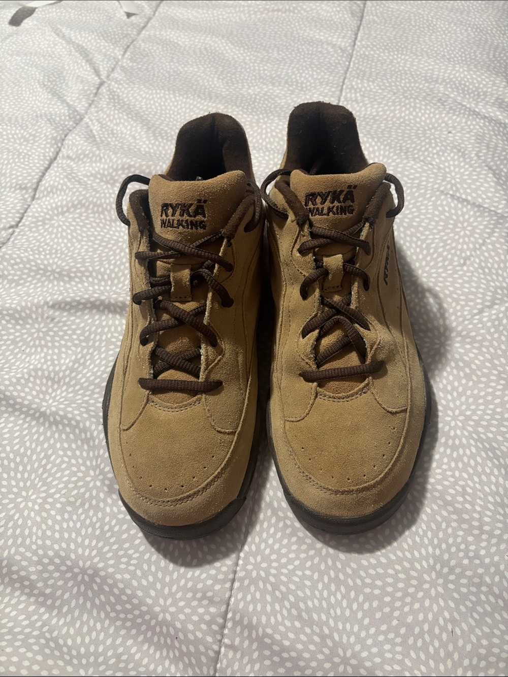 Ryka Tan Suede Men's Walking Sneakers